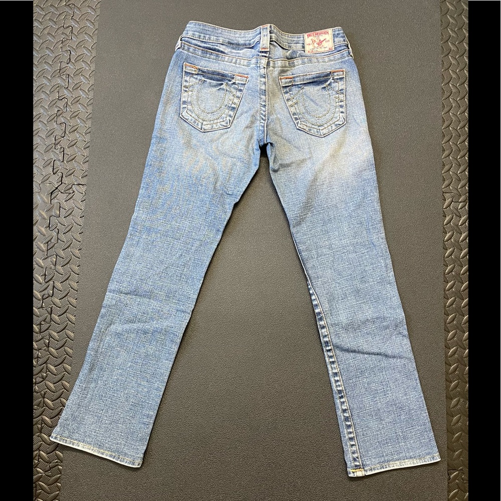 True Religion Women's Gina Distressed Jeans Sz 27